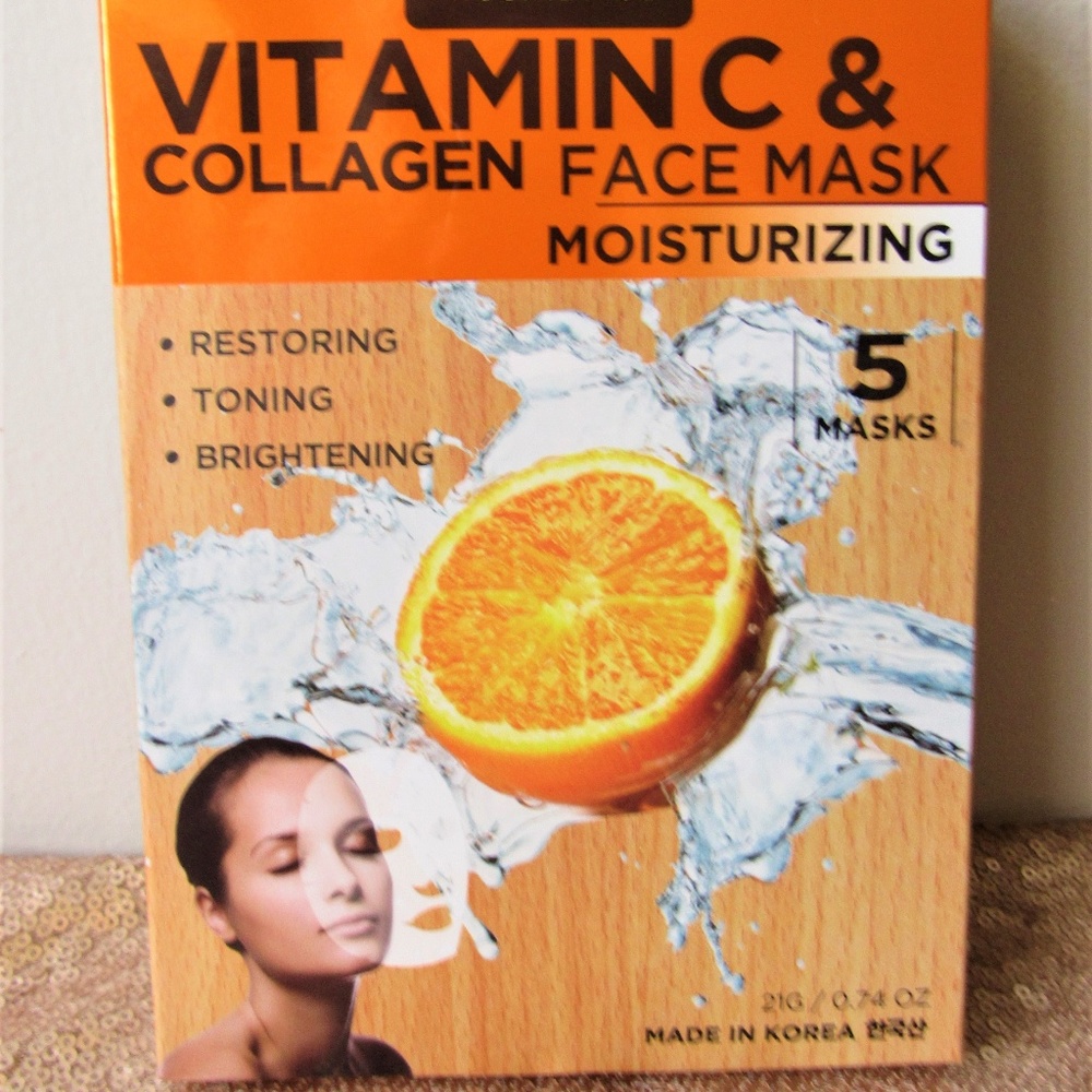 Azure Cosmetics Vitamin C And Collagen Masks